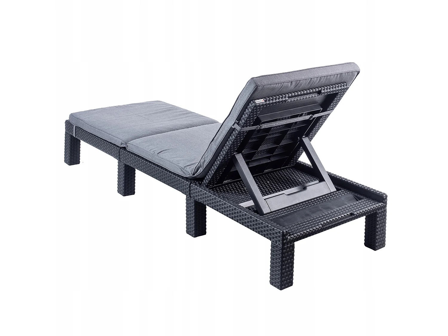 Chaise longue avec coussin Daytona Graphite