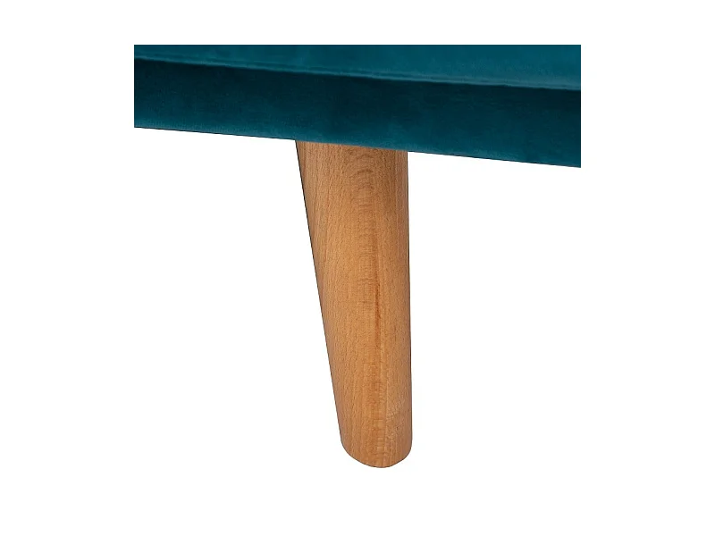 Canapé Convertible 3 Places "Jack" 214cm Bleu Canard