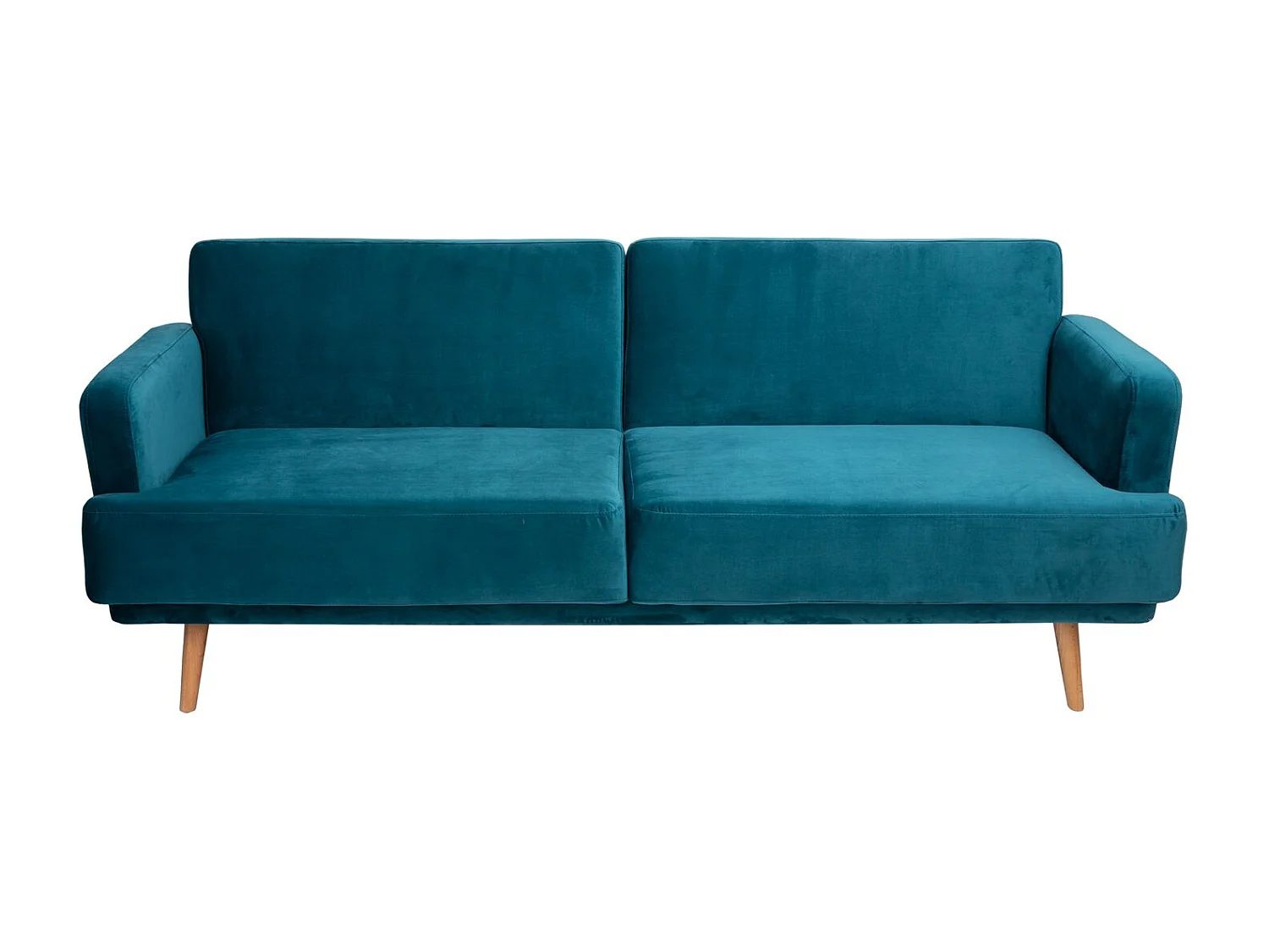 Canapé convertible lit Jack - 3 Places - Bleu canard