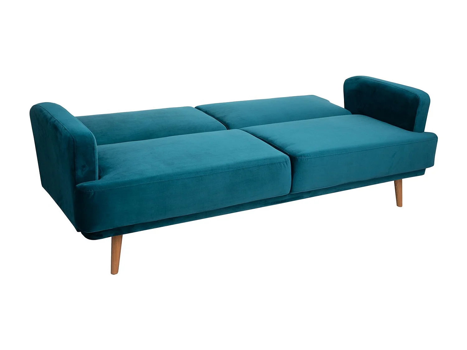 Canapé convertible lit Jack - 3 Places - Bleu canard