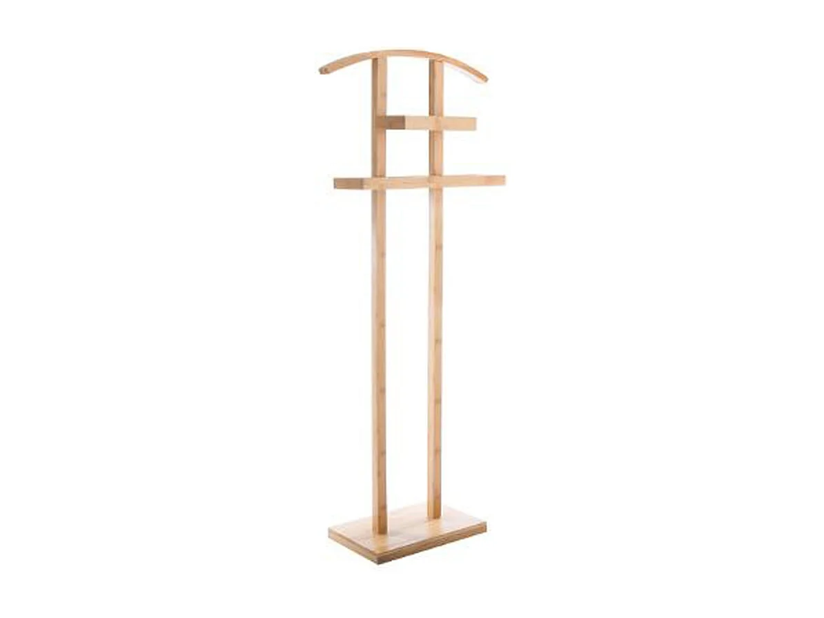 Valet de Salle de Bain "Bambou" 113cm Naturel