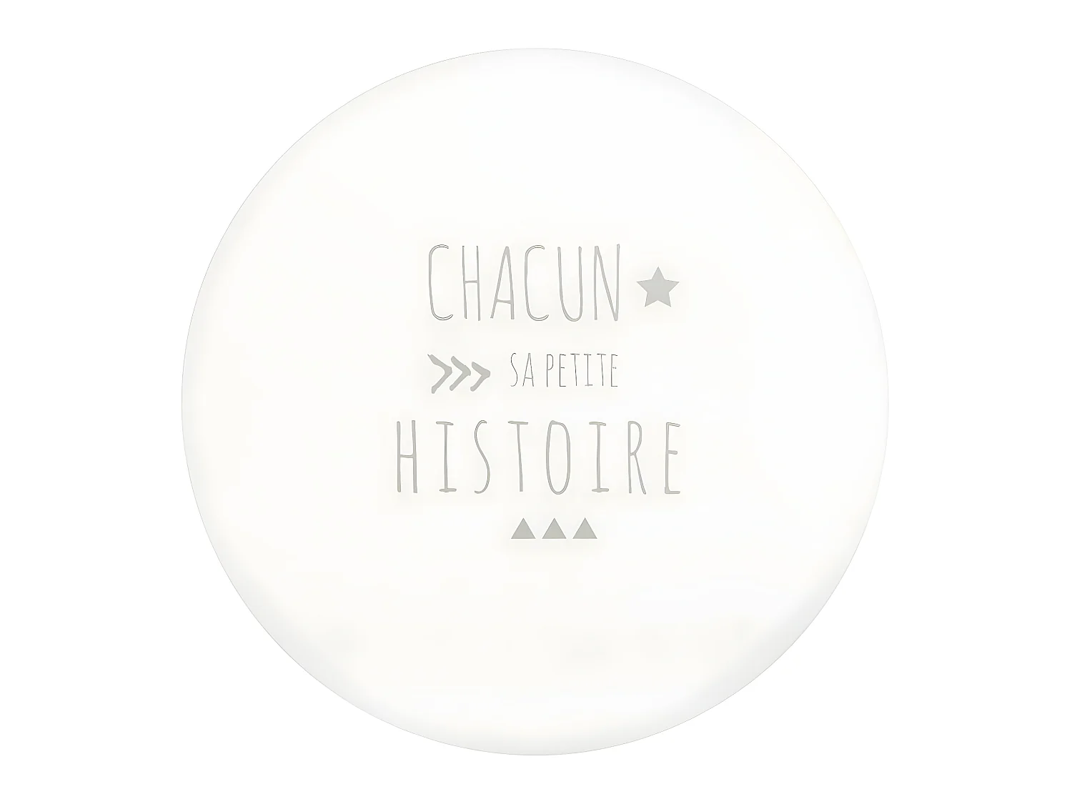 Bibliothèque Enfant ronde blanche & grise 8 compartiments