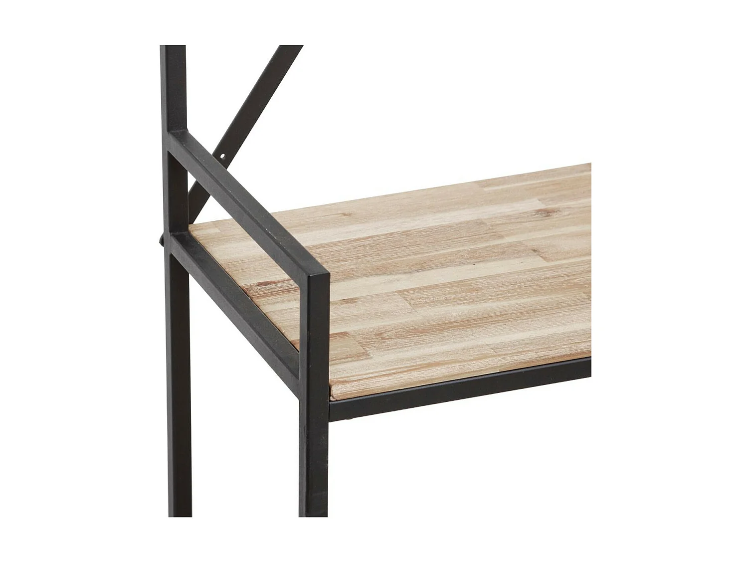 Range Chaussures & Porte-Manteaux "Edena" 184cm Naturel