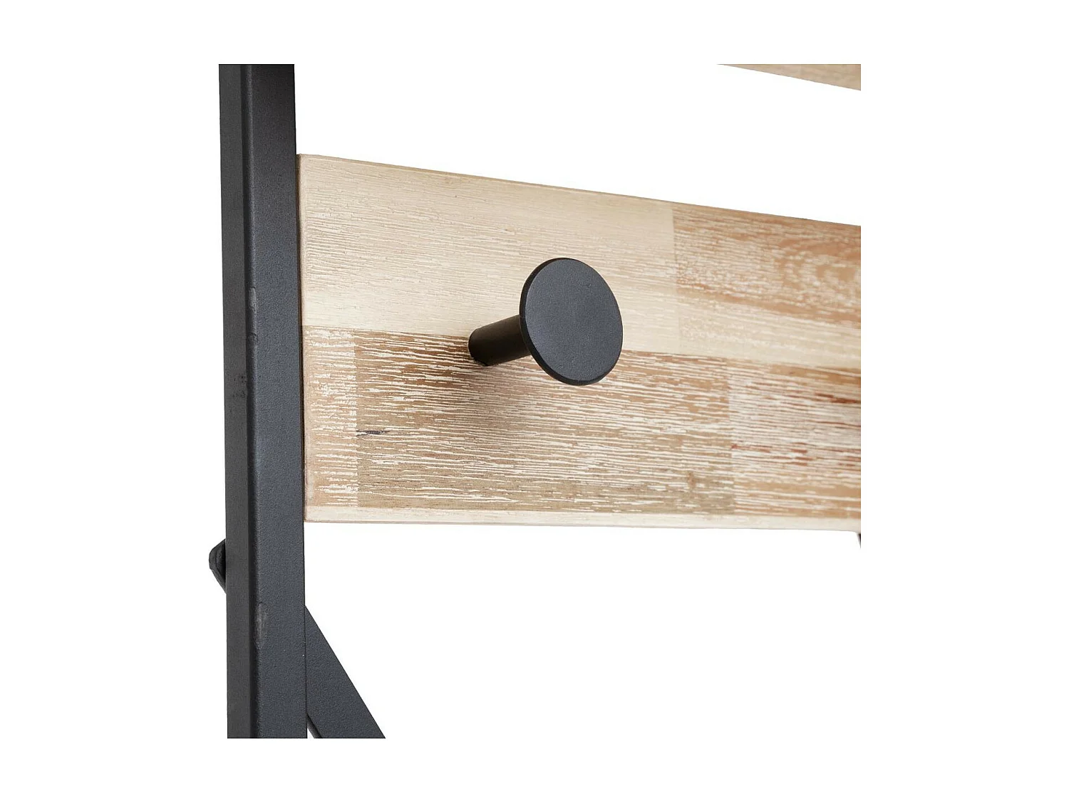 Range Chaussures & Porte-Manteaux "Edena" 184cm Naturel