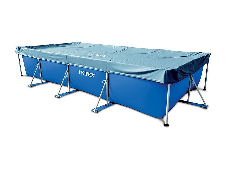 Bâche 4,5 x 2,2 m pour piscine tubulaire rectangulaire Intex