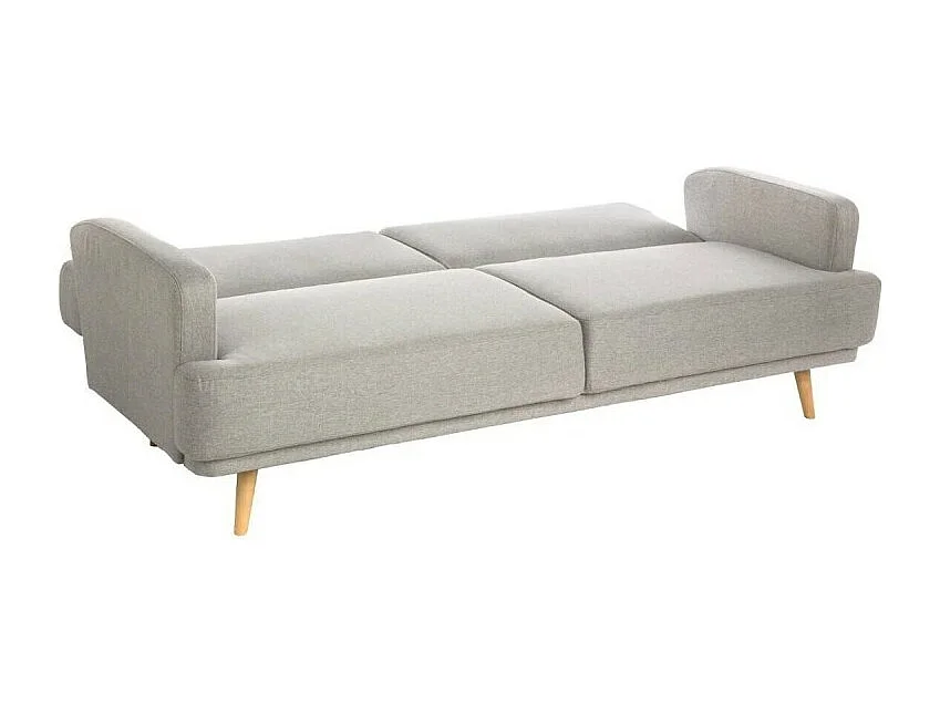 Canapé Convertible 3 Places "Jack" 214cm Gris Clair