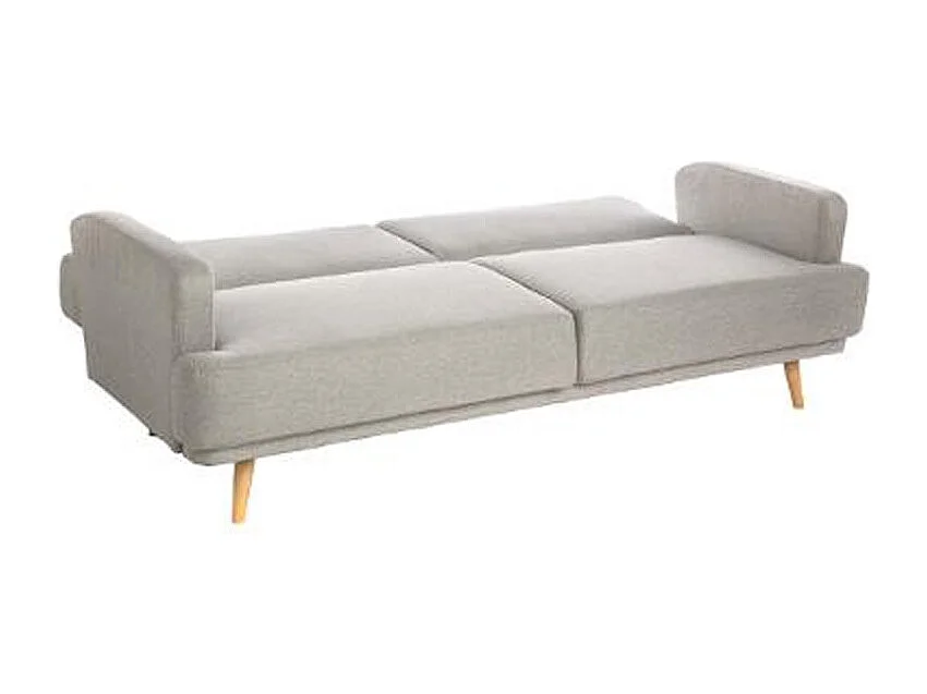 Canapé Convertible 3 Places "Jack" 214cm Gris Clair