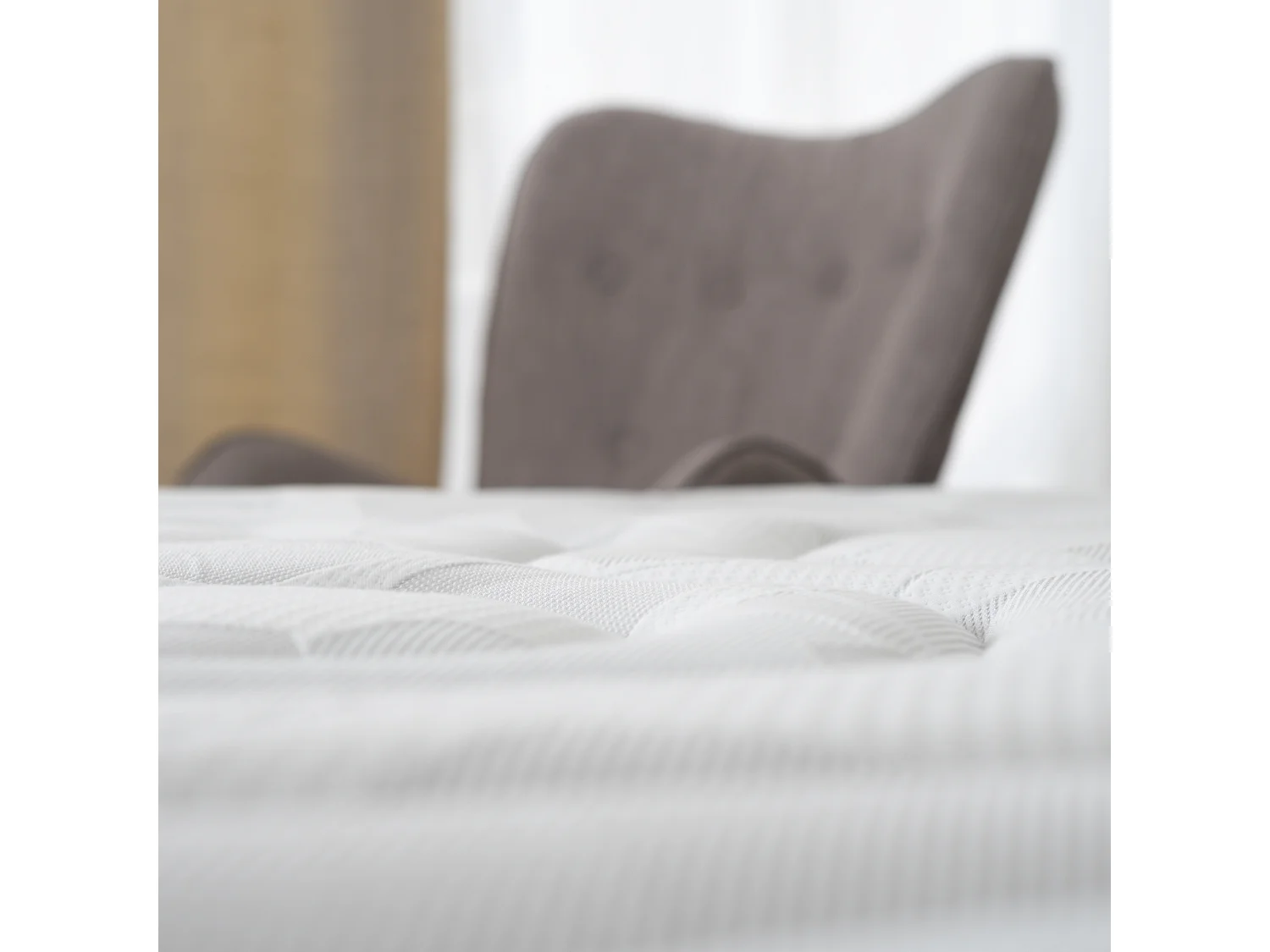 Matelas 160x200x22cm à mémoire de Forme, Extra Confort 7 Zones, Tissu Micro