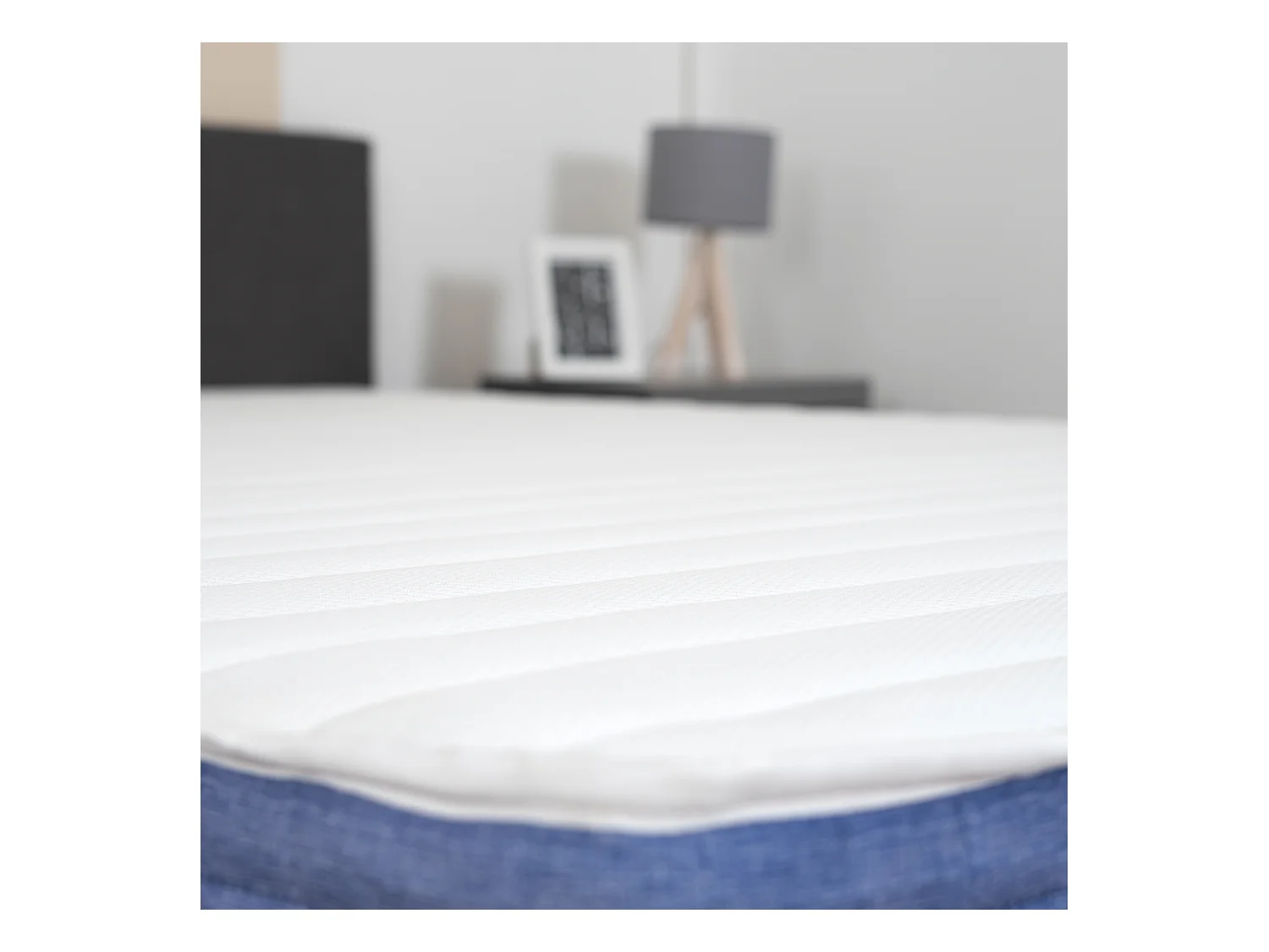Matelas 160x200x22cm à mémoire de Forme, Extra Confort 7 Zones, Tissu Micro