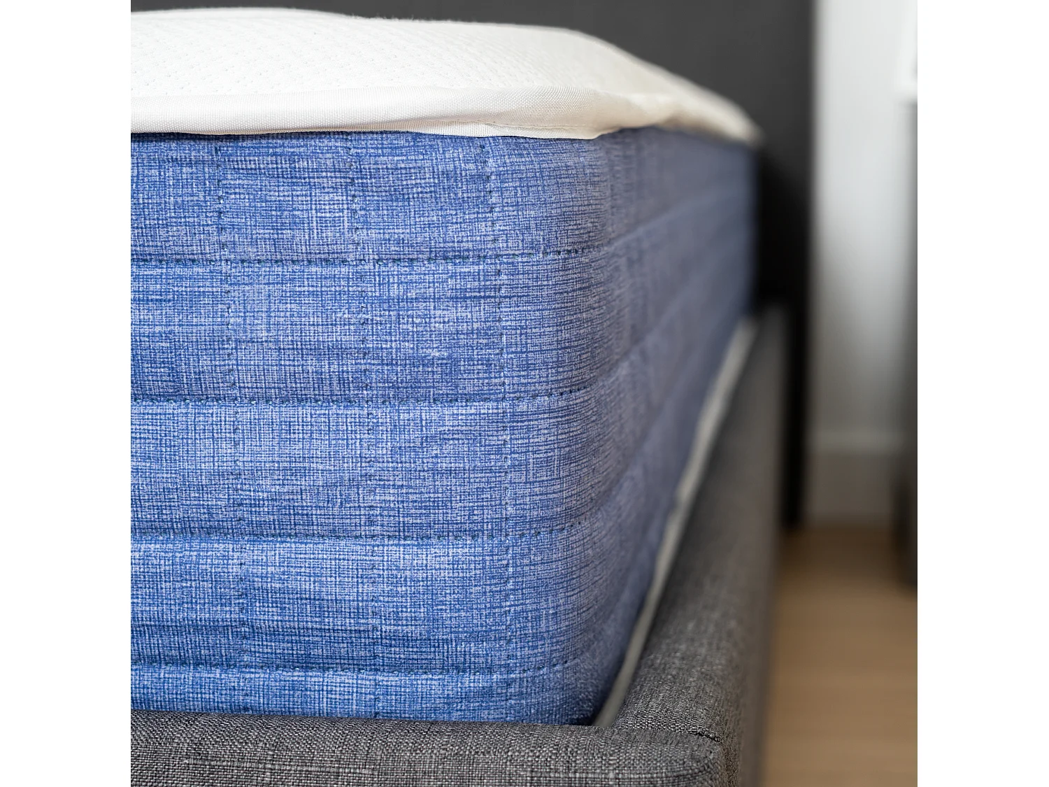 Matelas 160x200x22cm à mémoire de Forme, Extra Confort 7 Zones, Tissu Micro