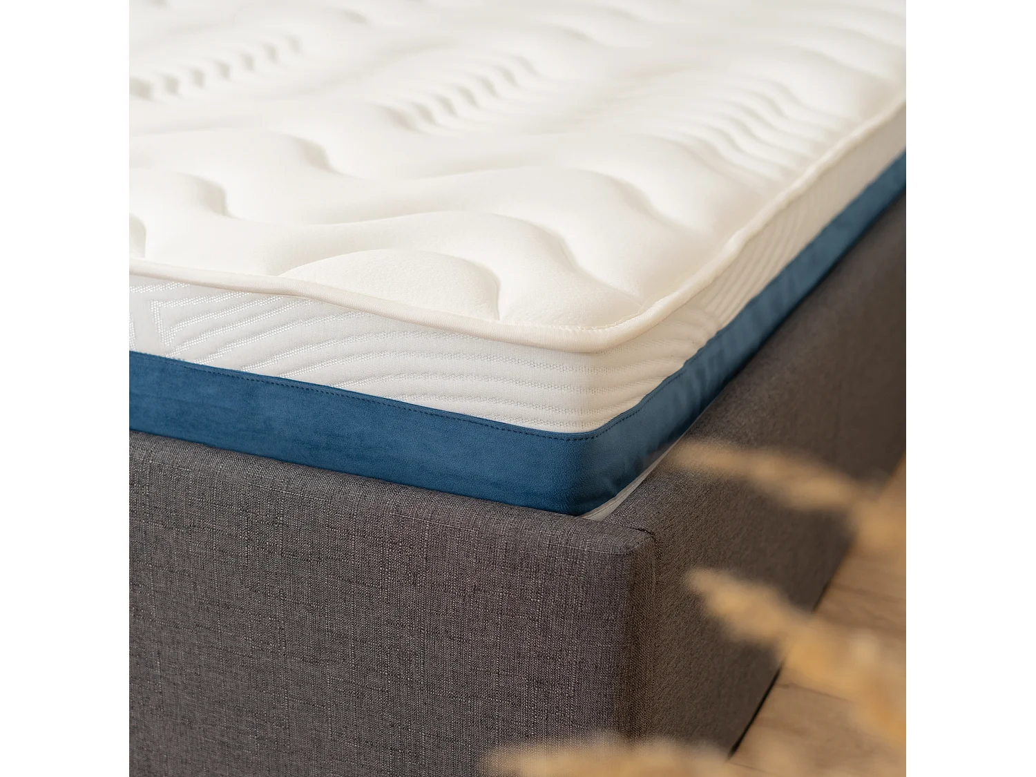 Matelas 160x200x17cm à mémoire de Forme, Extra Confort 5 Zones, Tissu 3D Micro perforé Respirant