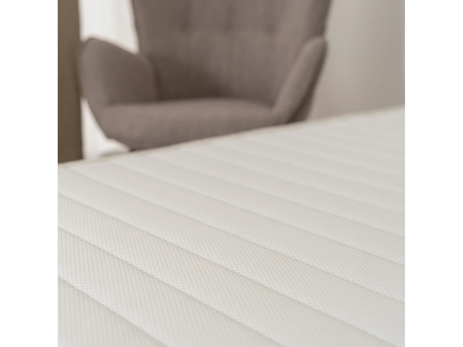 Matelas 160x200x17cm à mémoire de Forme, Extra Confort 5 Zones, Tissu 3D Micro perforé Respirant