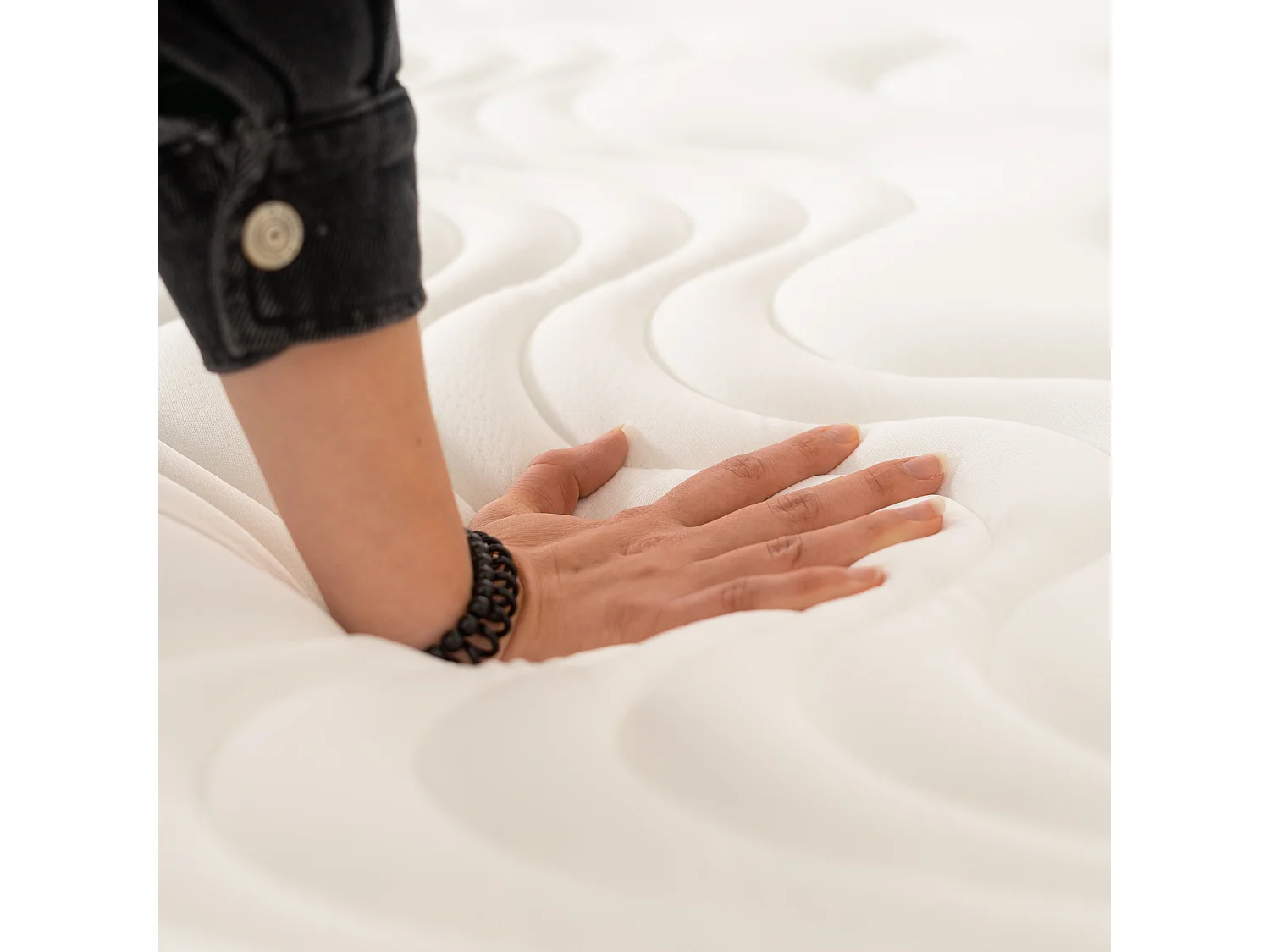 Matelas 160x200x17cm à mémoire de Forme, Extra Confort 5 Zones, Tissu 3D Micro perforé Respirant