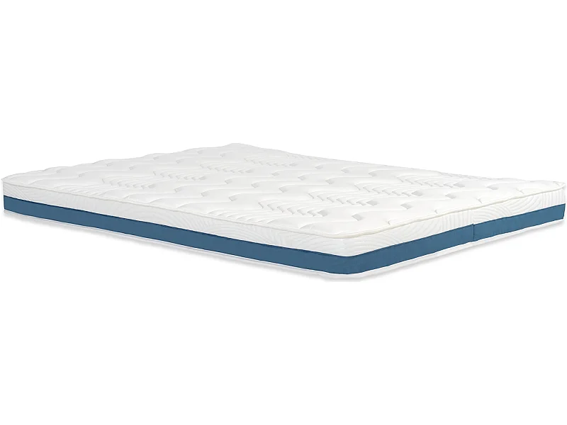 Matelas 160x200x17cm à mémoire de Forme, Extra Confort 5 Zones, Tissu 3D Micro perforé Respirant