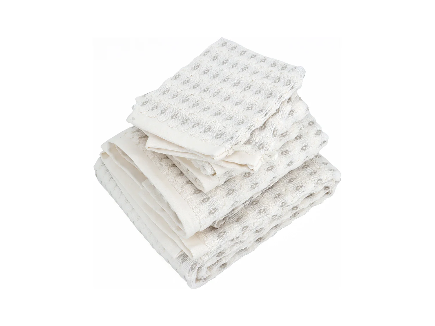 Parure de bain 6 pièces ESSENTIAL beige