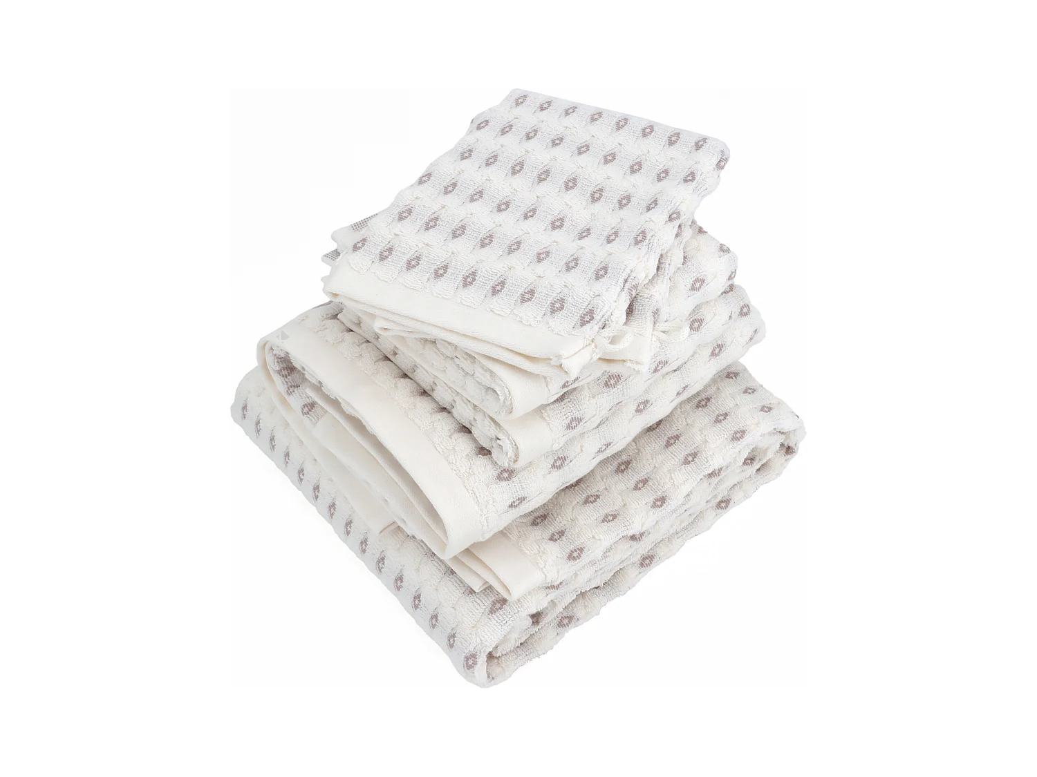 Parure de bain 6 pièces ESSENTIAL rose