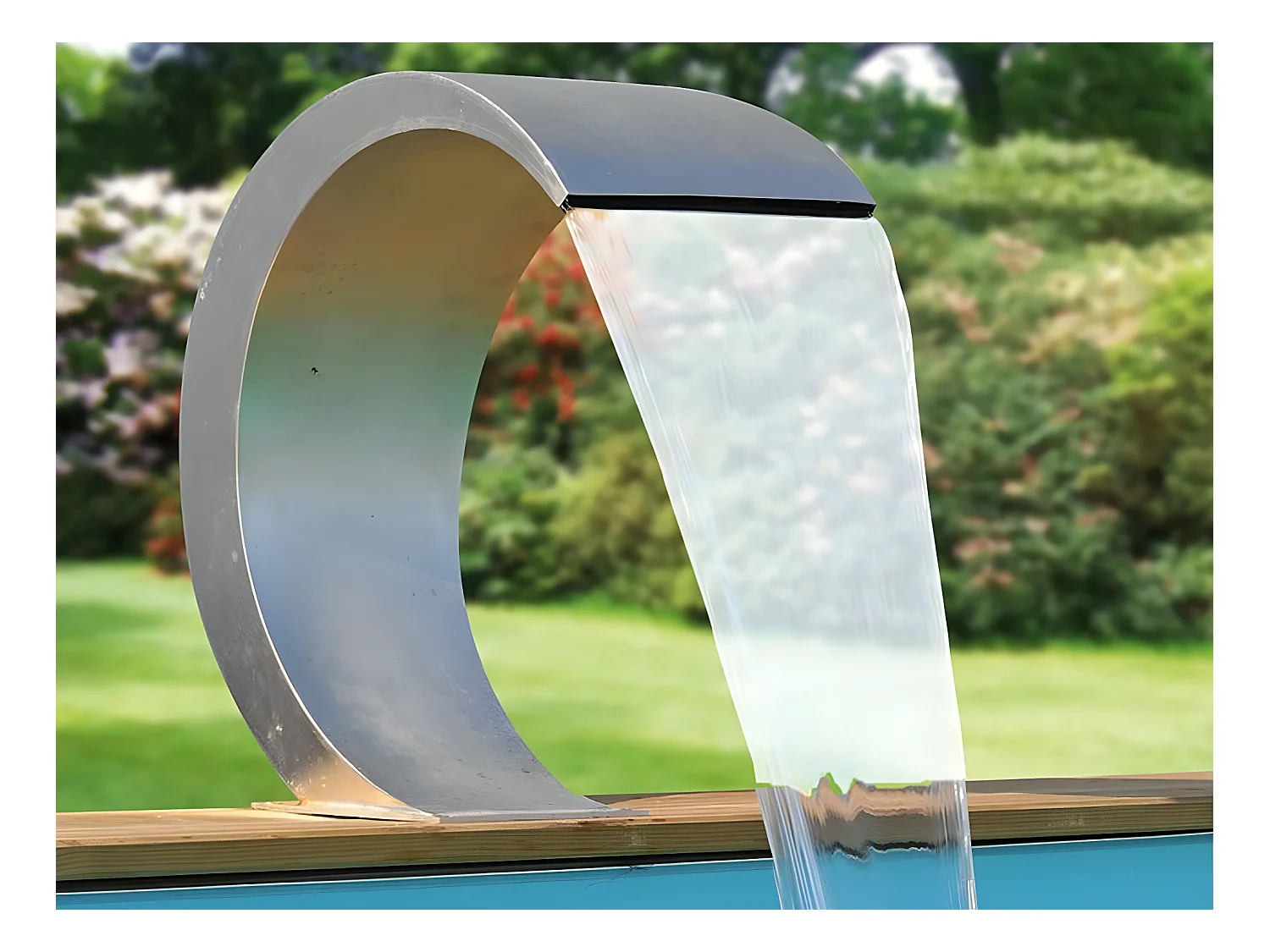 Cascade de piscine Mamba en inox - Ubbink