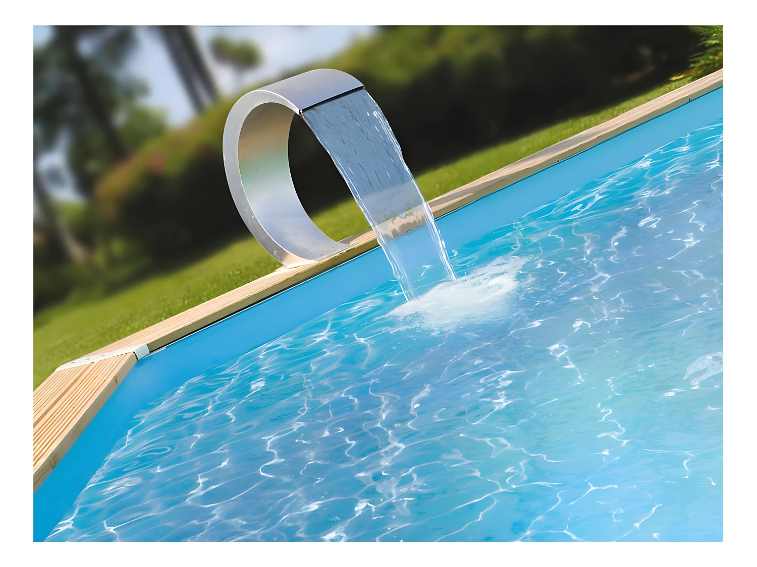 Cascade de piscine Mamba en inox - Ubbink