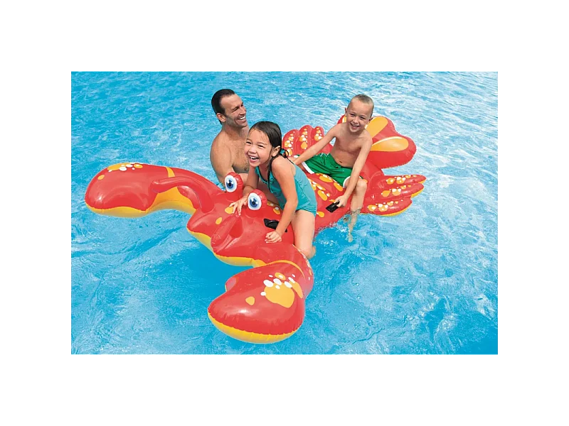 Bouée Gonflable "Homard" 213cm Rouge