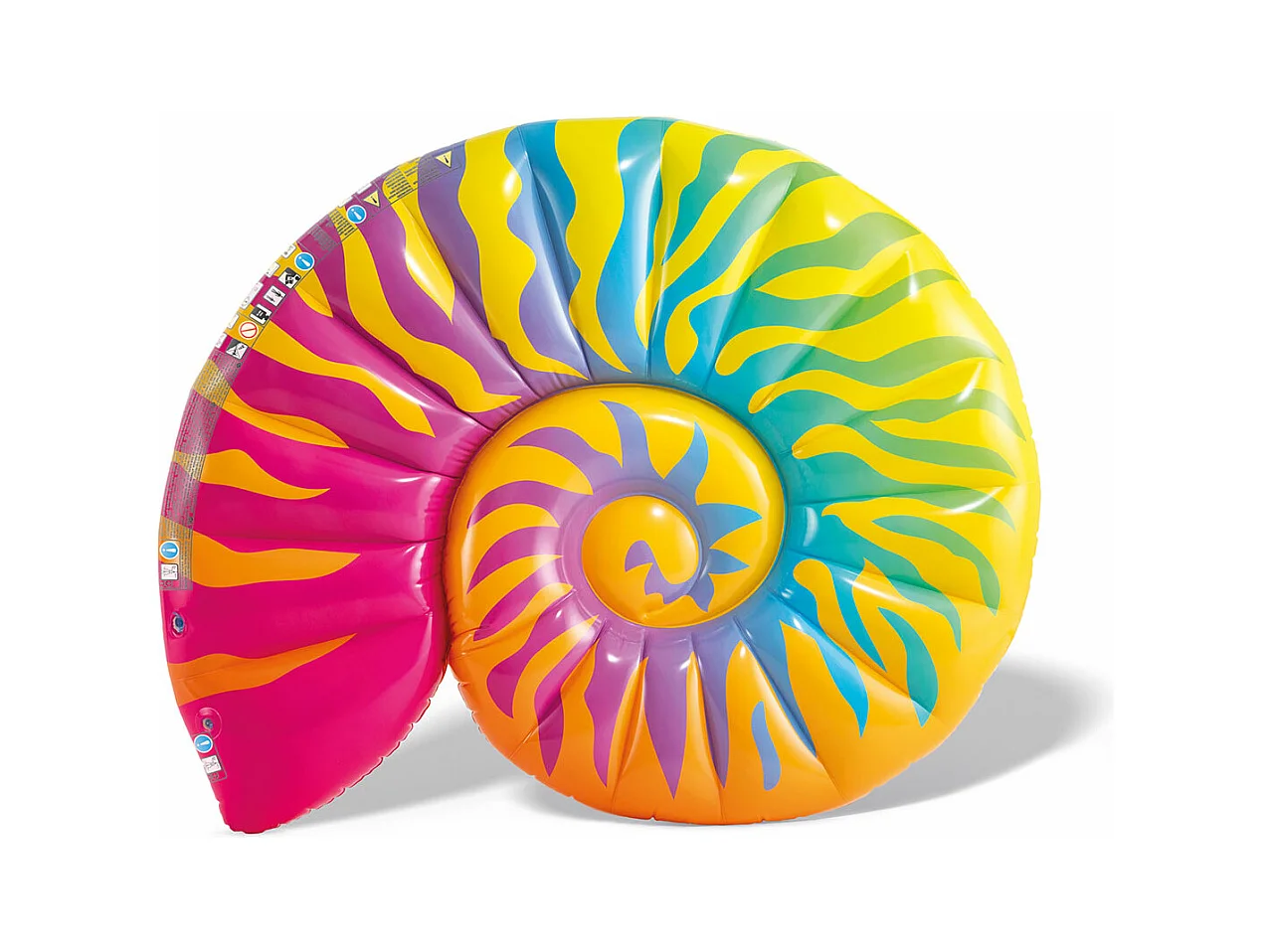 Bouée Gonflable "Île Coquillage" 30cm Multicolore