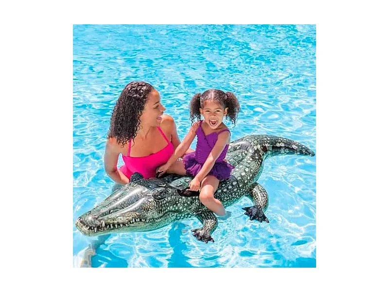 Coccodrillo gonfiabile da cavalcare - Intex
