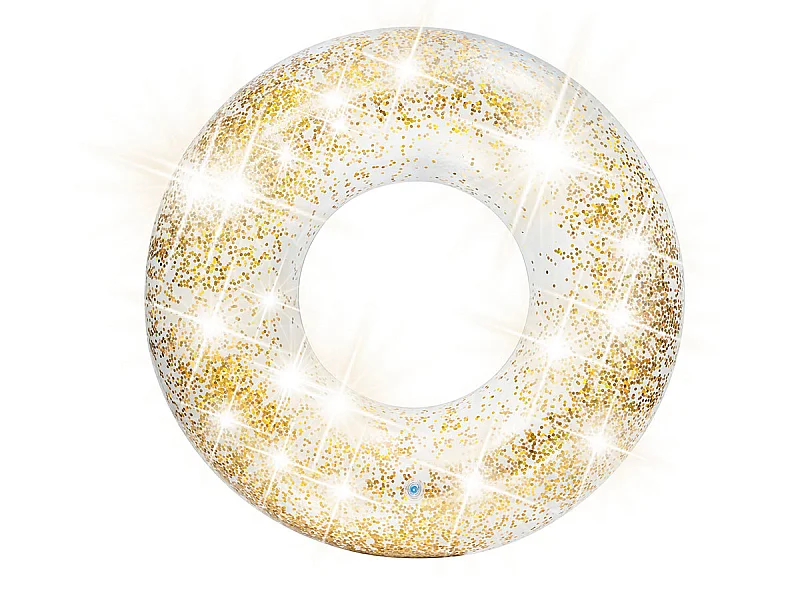 Bouée gonflable Paillettes Or Ø 119 cm - Intex