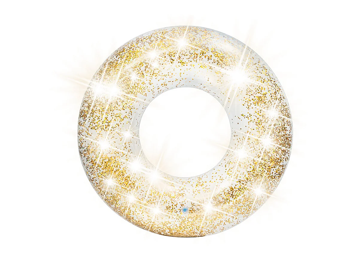Bouée gonflable Paillettes Or Ø 119 cm - Intex