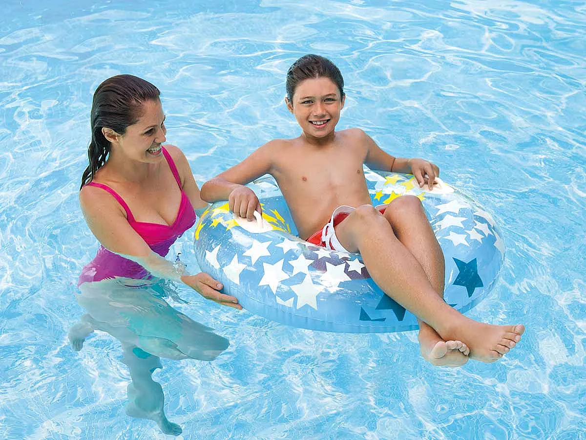 Bouée gonflable Etoiles magiques Bleu Ø 91 cm - Intex