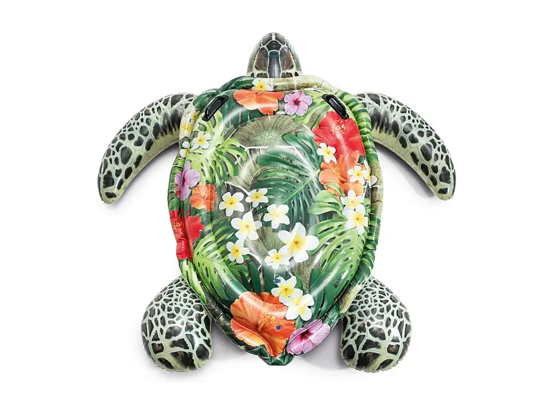 Bouée Gonflable "Tortue à Chevaucher" 191cm Vert