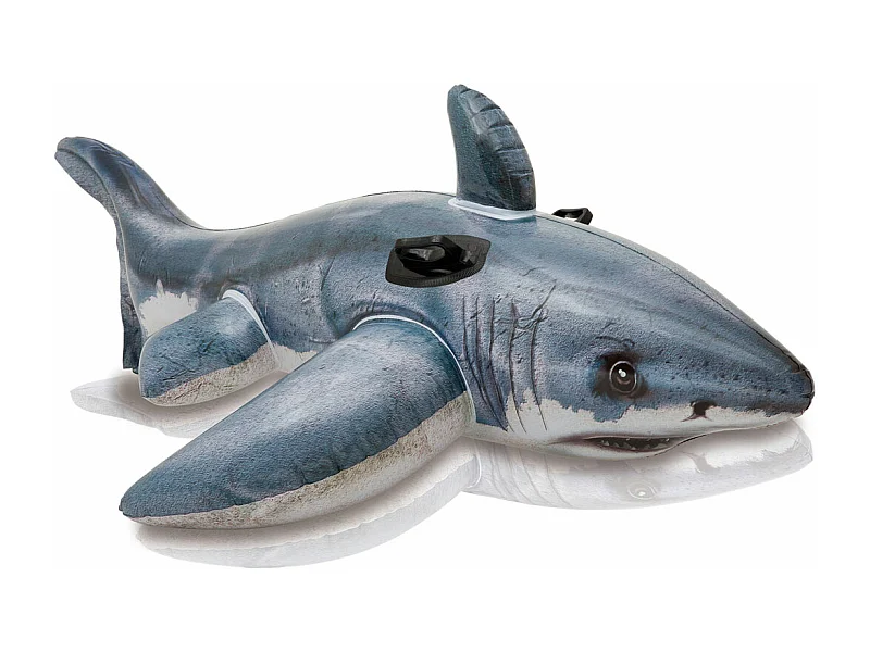 Aufblasbarer weißer Hai zum Reiten - Intex
