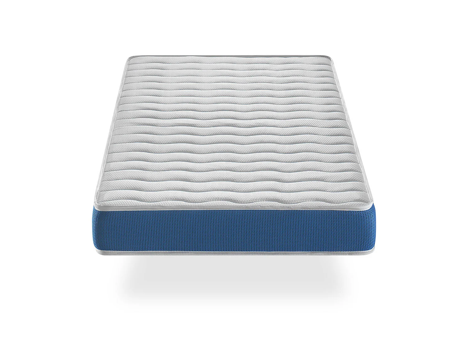LOT X2 Matelas en  mousse respirante 80X160 ONIX, Epaisseur 14 CM , Ergonomique et adaptable
