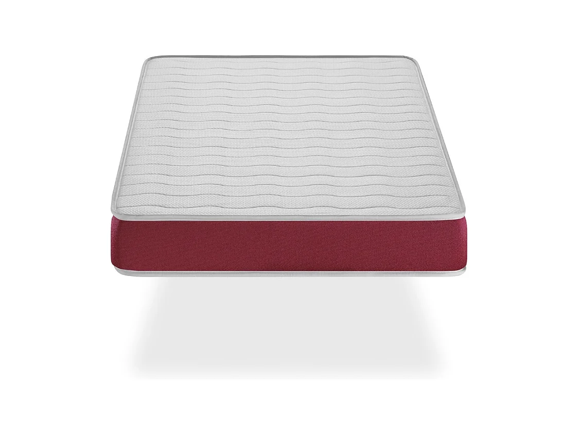 Matelas en  mousse respirante 90X140 VELVET, Epaisseur 14 CM , Ergonomique et adaptable