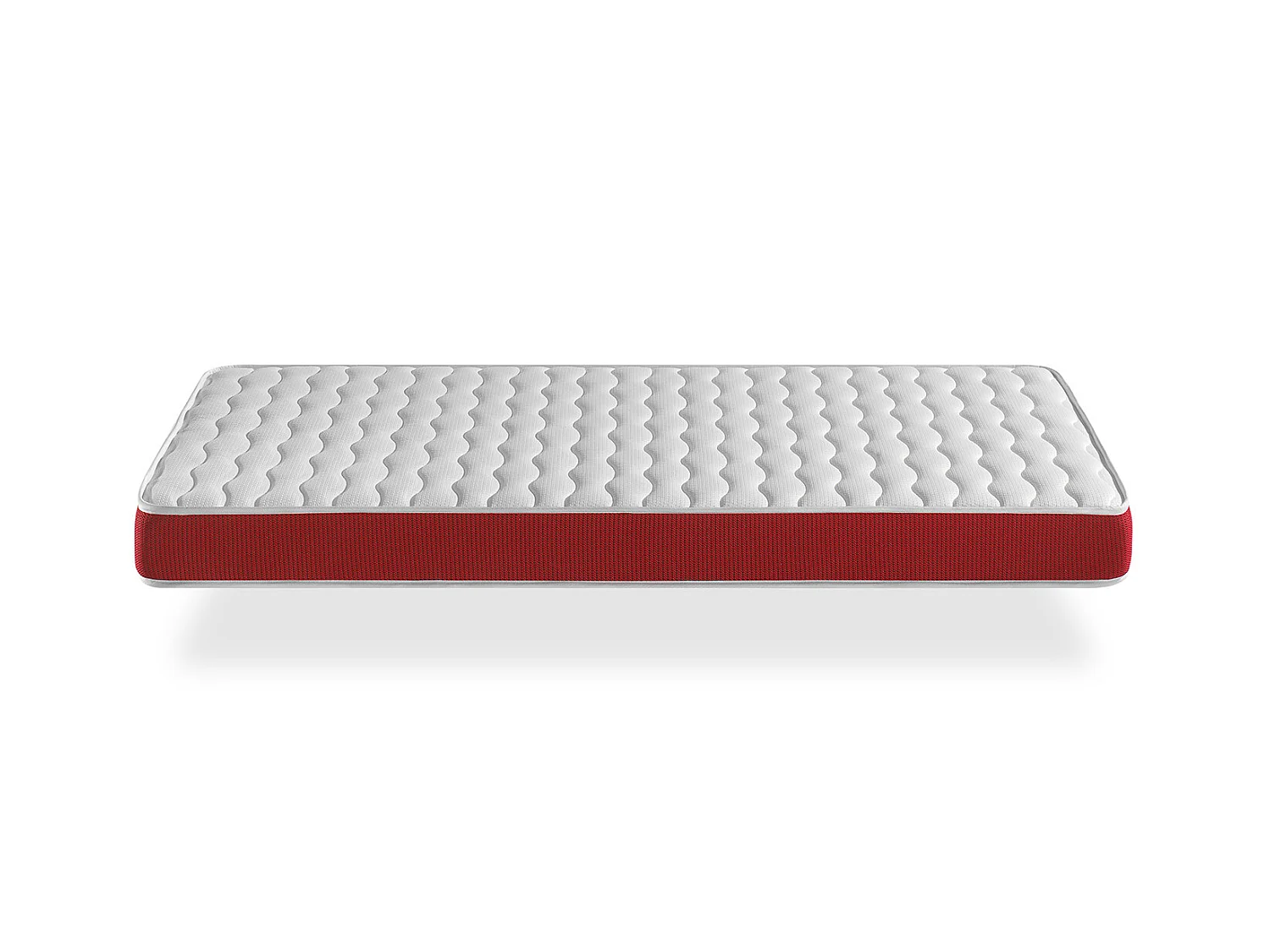 LOT X2 Matelas en  mousse respirante 80X200 VELVET, Epaisseur 14 CM , Ergonomique et adaptable