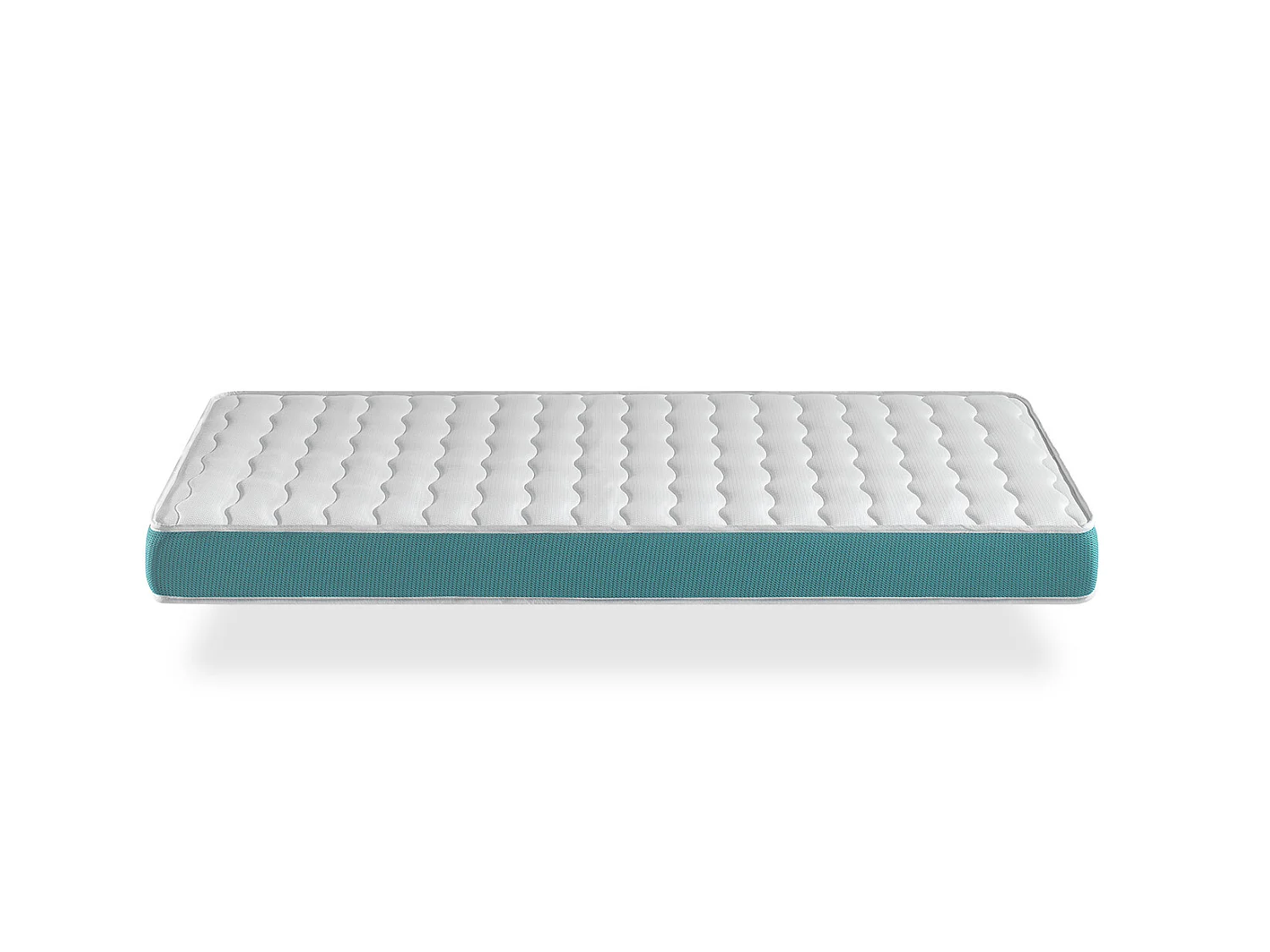 LOT X2 Matelas en  mousse respirante 80X180 EKOZEN, Epaisseur 14 CM , Ergonomique et adaptable