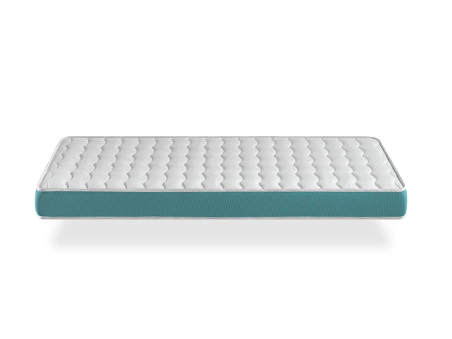 LOT X2 Matelas en  mousse respirante 80X180 EKOZEN, Epaisseur 14 CM , Ergonomique et adaptable