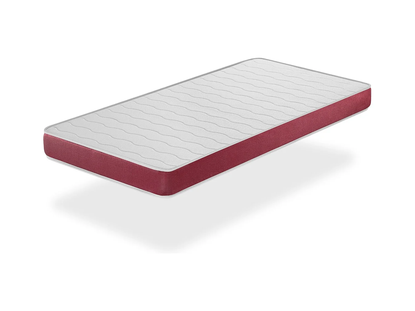 Colchon de espuma transpirable 80X190 VELVET, Altura 14 CM, Ergonomico y adaptable