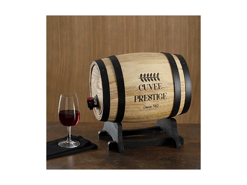 Distributeur de Vin "Tonneau" 5,5L Naturel