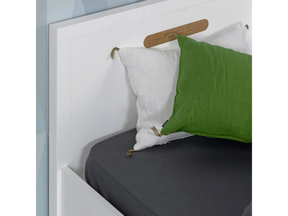 Lit 90x200 Milo Blanc