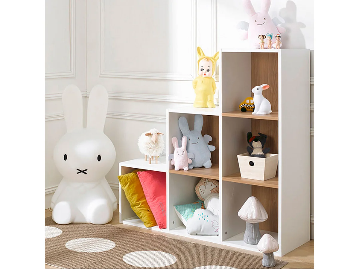 Bibliothèque enfant Escalier - Blanc