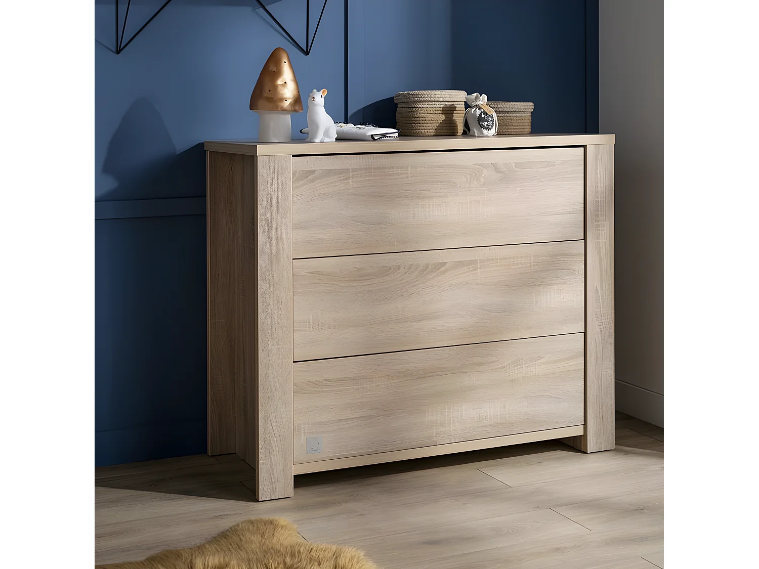 Cassettone a 3 cassetti