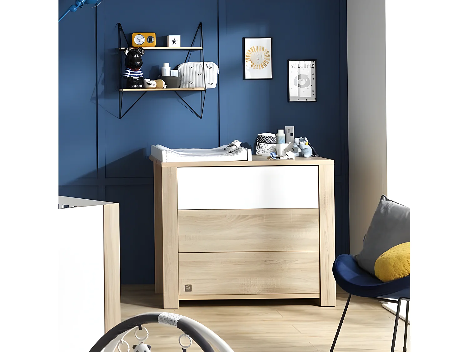 Cassettone a 3 cassetti