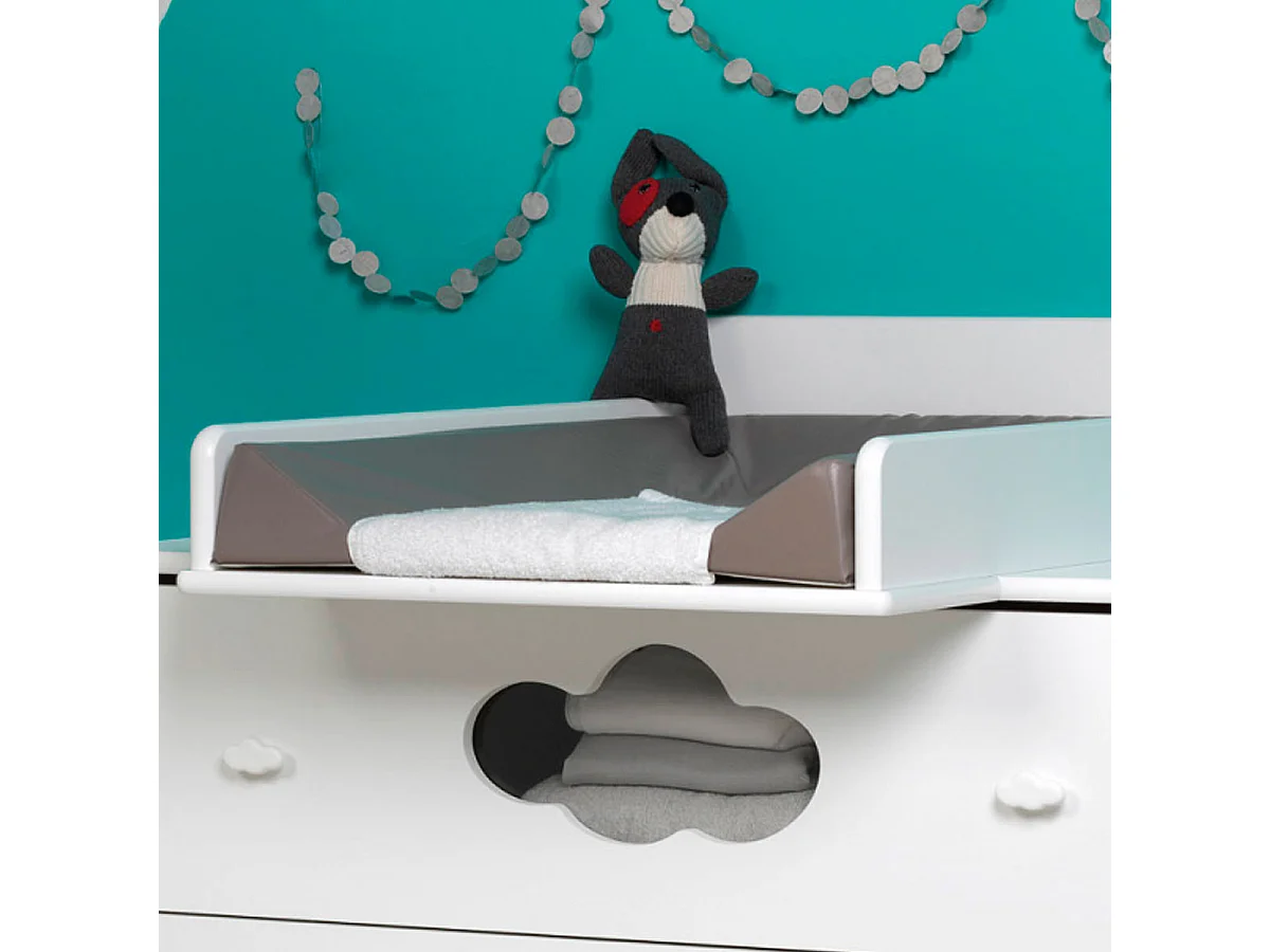 Plan à langer pour commode Altéa Blanc