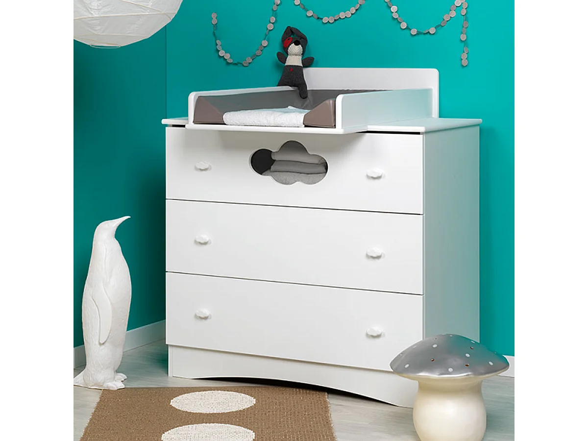 Plan à langer pour commode Altéa Blanc