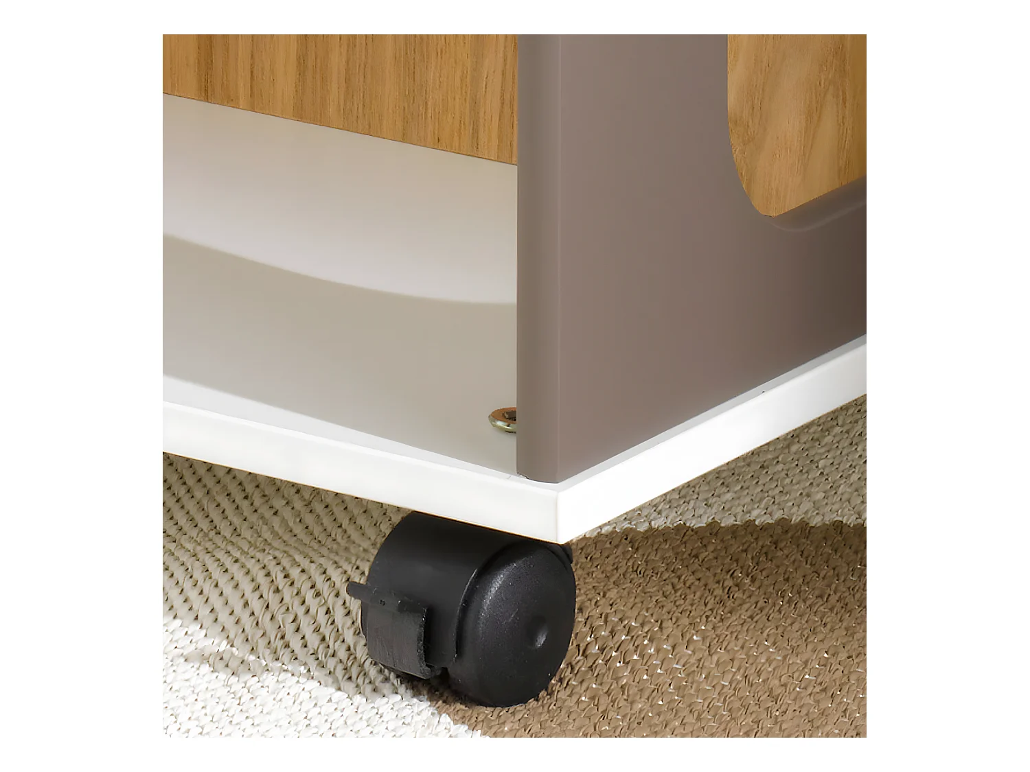 Table à langer Soho Blanc et Taupe