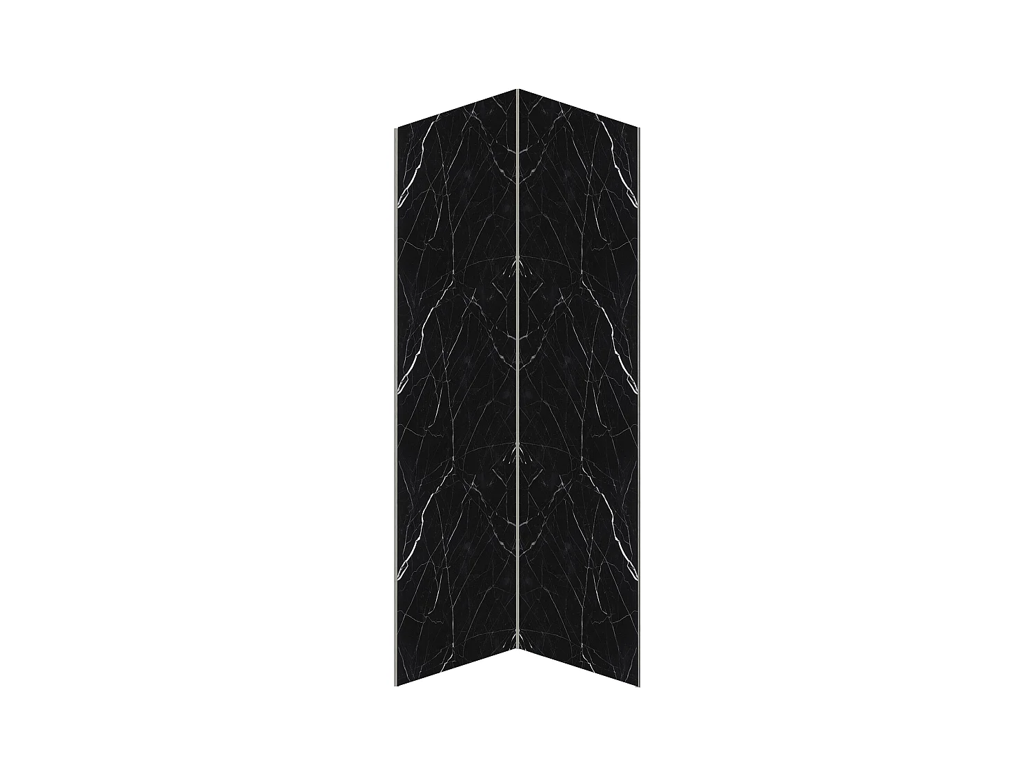 Lote de 2 paneles murales de ducha con efecto mármol de aluminio - 2 x Ancho 90 x Alt. 210 cm ENEKO