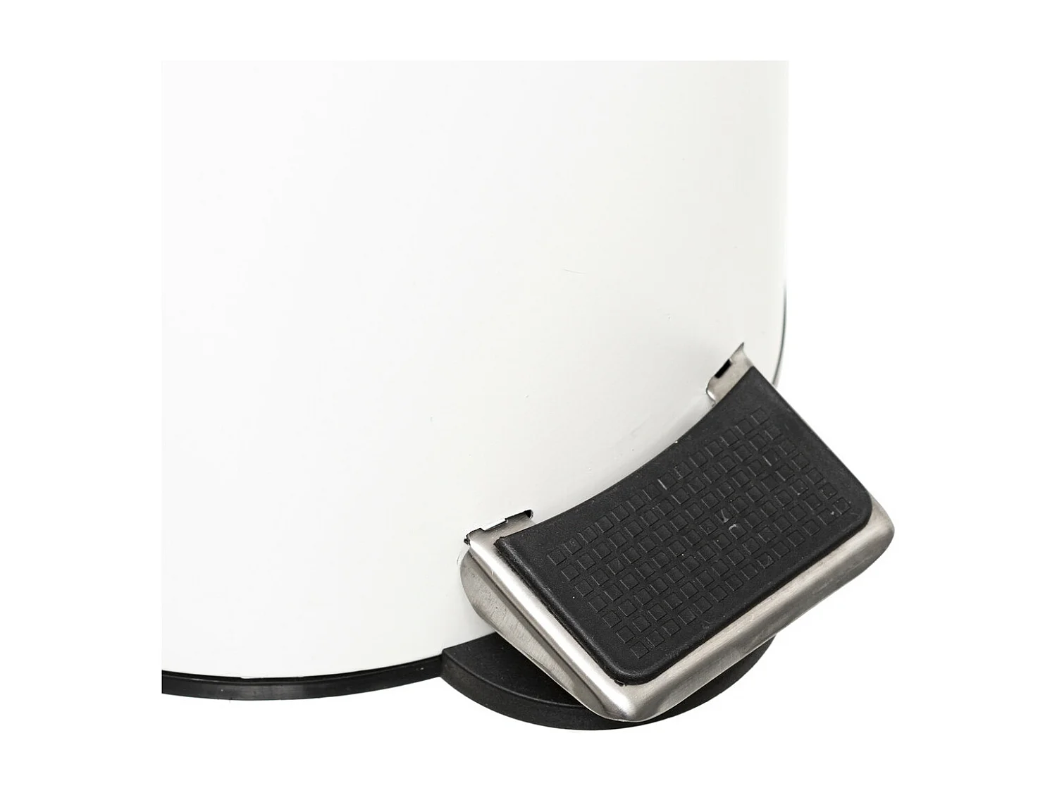 Farbiger Mülleimer mit Bambusdeckel. 3 l