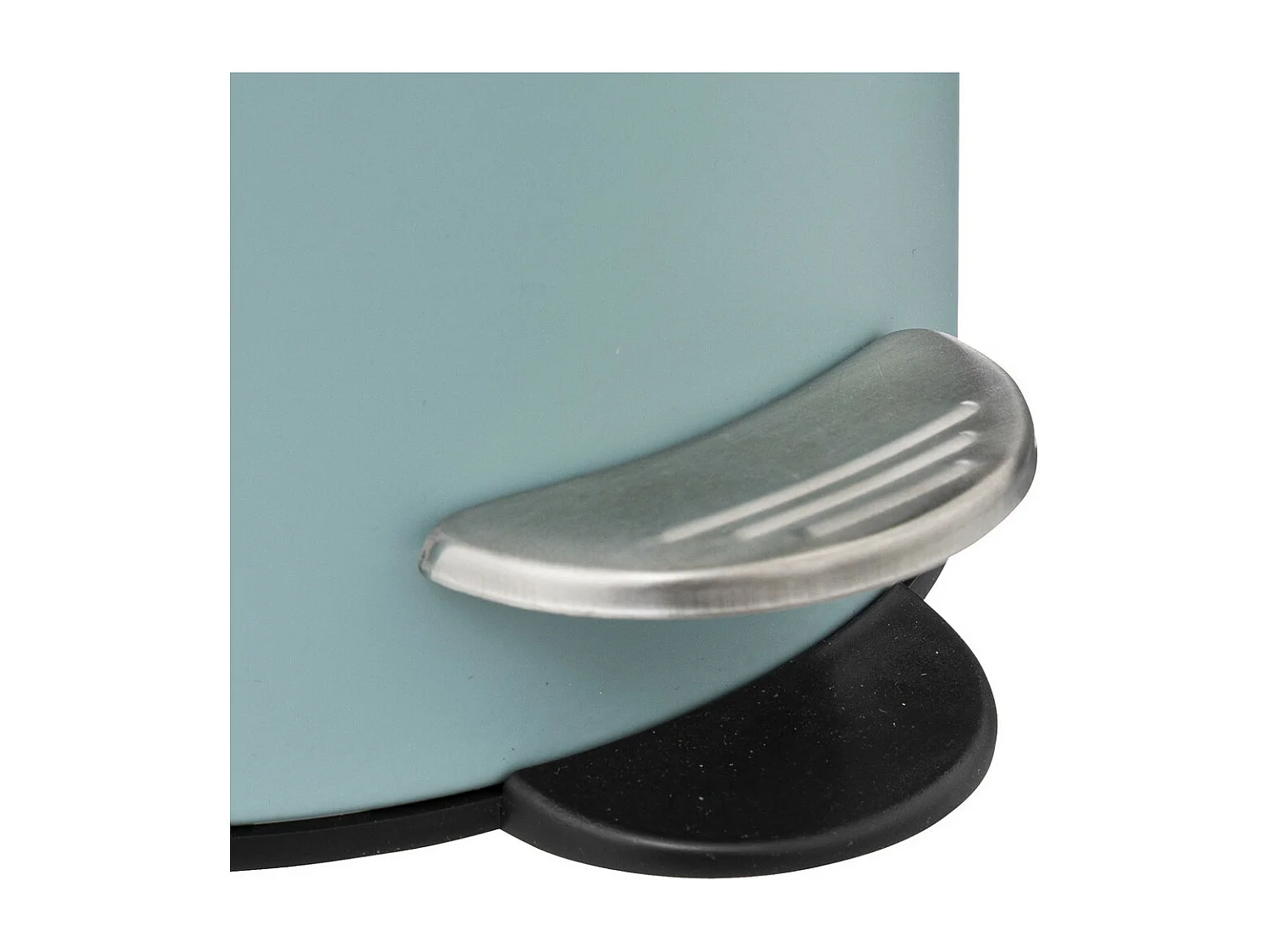 Poubelle de salle de bain en métal Bleu artic Soft Close 3 L