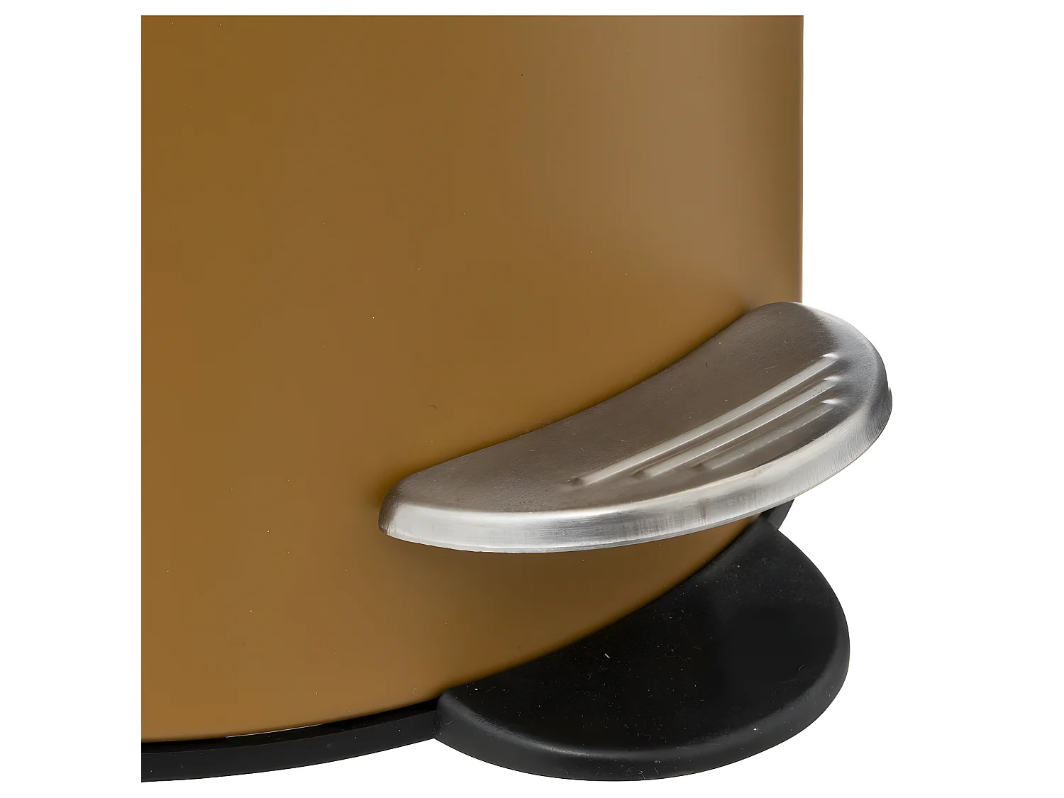 Poubelle de salle de bain en métal Marron malt Soft Close 3 L