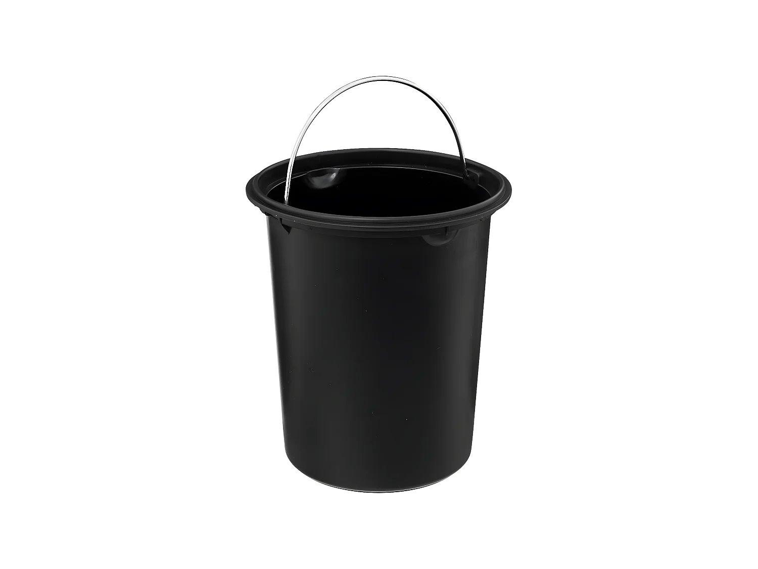 Poubelle de salle de bain en métal Gris Soft Close 3 L