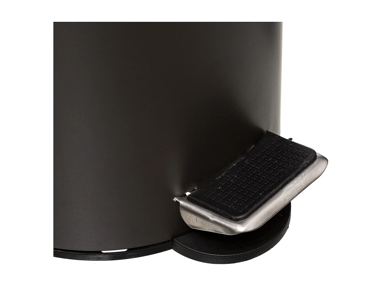 Farbiger Mülleimer mit Bambusdeckel. 3 l